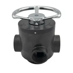 نمای روبرو شیر دستی فیلتر FRP رانکسین (RUNXIN) سایز 2 اینچ مدل F56D2