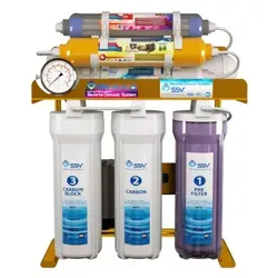 نمای روبرو دستگاه تصفیه آب خانگی اس اس وی (SSV) مدل MaxGold X800