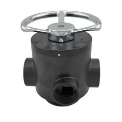 نمای روبرو شیر دستی فیلتر FRP رانکسین (RUNXIN) سایز 2 اینچ مدل N56D1