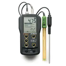 PH متر پرتابل هانا (HANNA) مدل HI83141 به همراه سنسور دمای و الکترود