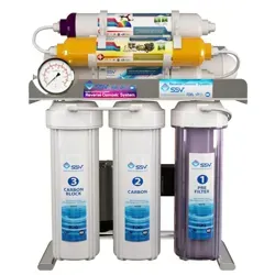 نمای روبرو دستگاه تصفیه آب خانگی اس اس وی (SSV) مدل SuperSpring X700