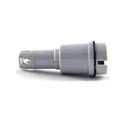 نمای کناری الکترود PH متر قلمی ازدو (Ezdo) مدل 6011A با حباب شیشه ای نازک و حساس در قسمت پایینی