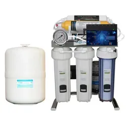 دستگاه تصفیه آب خانگی آکوآ اسپرینگ (Aqua Spring) مدل CHROME-BA7 با نمایشگر و تانک