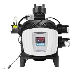 نمای روبرویی شیر اتوماتیک جریانی فیلتر FRP رانکسین (RUNXIN) سایز DN65 مدل F112B3