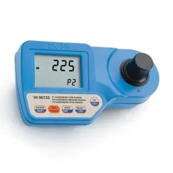 "فتومتر پرتابل سختی کل هانا (HANNA) مدل HI96735 با دقت متغیر ±10، 5± و 7± میلی گرم بر لیتر"