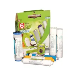 ست شش تایی فیلترهای تصفیه آب توس (TOOS) به همراه بسته بندی