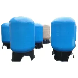 بدنه استوانه ای فیلتر FRP هیدروتک HIDROTEK مدل TK 2162TB با رنگ آبی تیره