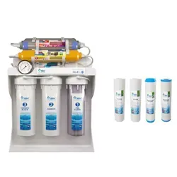 دستگاه تصفیه آب خانگی SSV مدل UltraPro X1000 به همراه 4 عدد فیلتر نمای روبرو