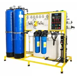 تصویر روبهرو دستگاه تصفیه آب دریا| آب شیرین کن دریایی 20 متر مکعب