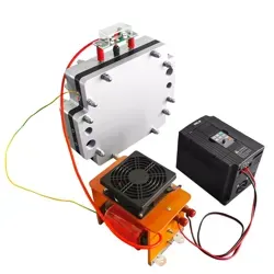 منبع تغذیه و پلیت ازن ژنراتور 50GH برند SUNDON مدل BW-QT(B)50G نمای بالا با فن