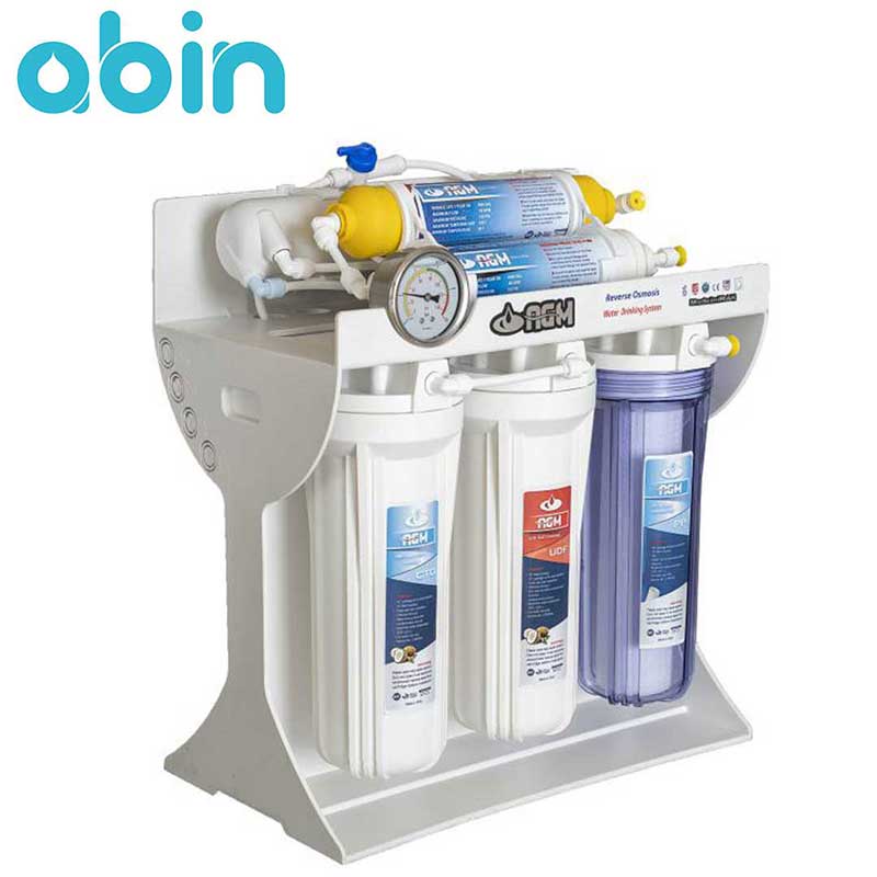 دستگاه تصفیه آب شش مرحله ای با براکت PVC