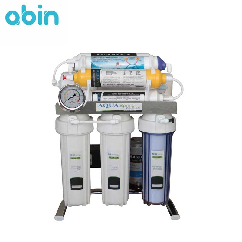 دستگاه تصفیه آب خانگی آکوا اسپرینگ مدل chrome sn9