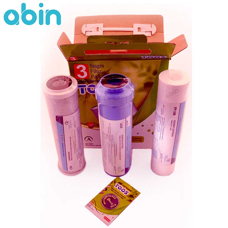 ست سه تایی فیلتر تصفیه آب توس