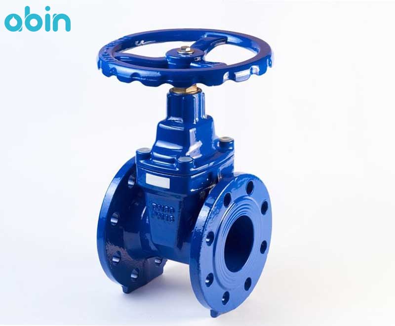 شیر فلکه کشویی زبانه لاستیکی PN16 وگ امید گلستان سایز 6 اینچ