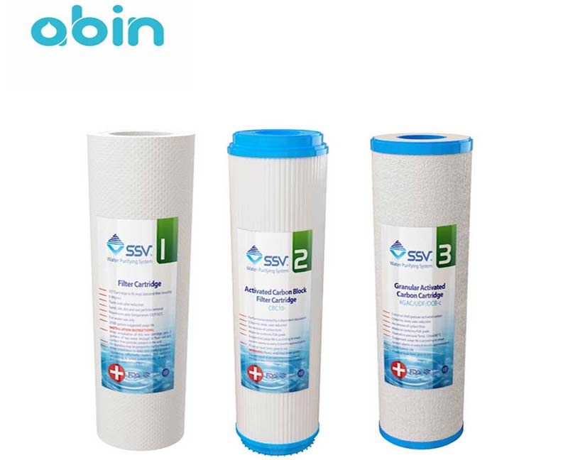 فیلترهای مرحله 1 تا 3 تصفیه آب