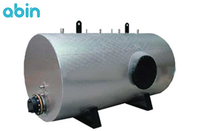 منبع کویل دار آب گرم افقی 1200 لیتر ضخامت 5 میلی متر رخشاب