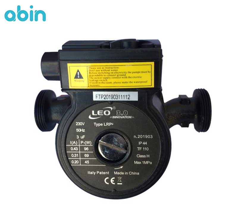 پمپ سیرکولاتور سه سرعته لئو مدل LRP25-70/180