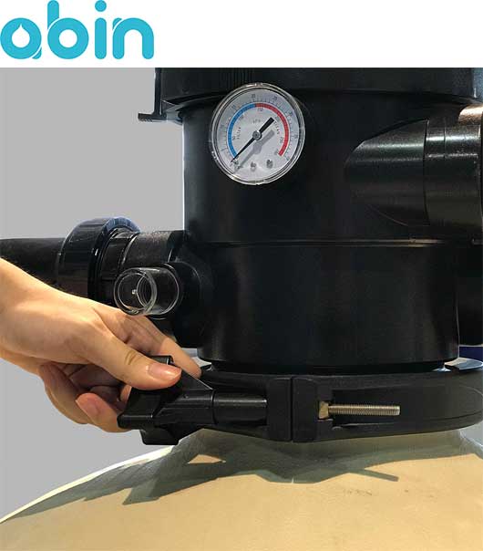 کلمپ یک تکه شیر فیلتر شنی